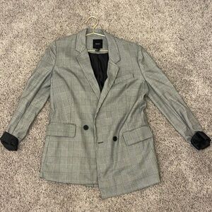 forever 21 plaid blazer